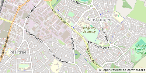 Map of Welwyn Garden City