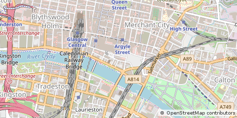 Map of Glasgow