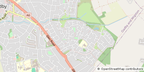 Map of Leicester