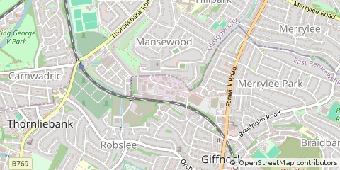 Map of Glasgow