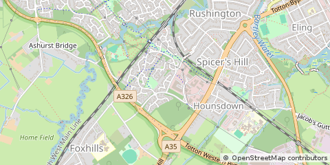 Map of Southampton