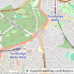 Map of Tunbridge Wells