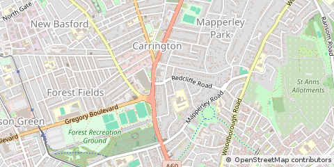 Map of Nottingham