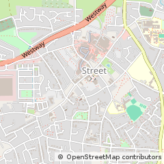 Map of Street, Somerset