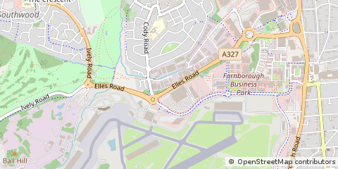 Map of Farnborough, Hampshire