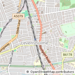 Map of Manchester, Greater Manchester