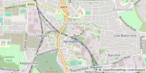 Map of Glasgow