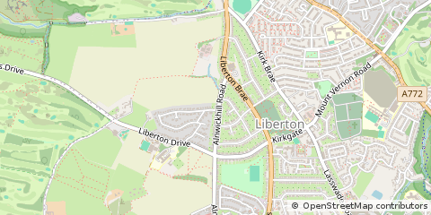 Map of Edinburgh, Midlothian