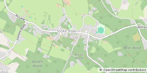 Map of Henley-on-Thames, Oxon
