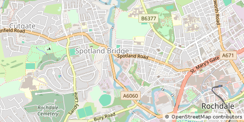 Map of Rochdale