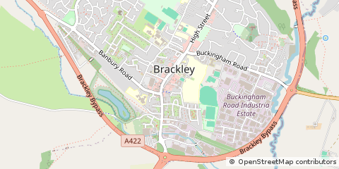 Map of Brackley
