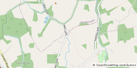 Map of Hildenborough, Kent