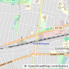 Map of Ilford