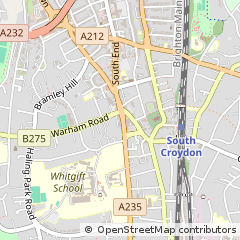 Map of South Croydon