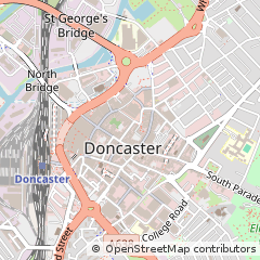 Map of Doncaster