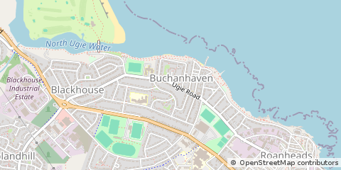 Map of Peterhead