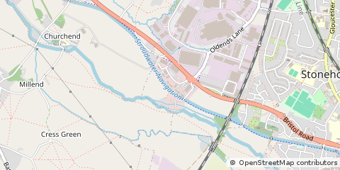 Map of Stonehouse, Gloucestershire