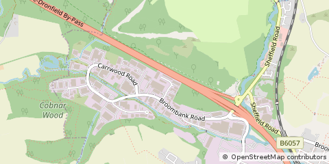 Map of Chesterfield
