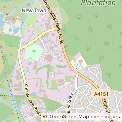 Map of Cinderford, Gloucestershire
