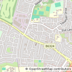 Map of Newcastle Upon Tyne, Tyne and Wear