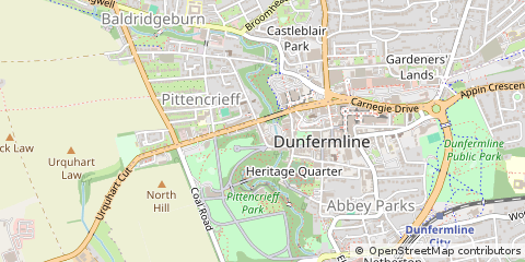 Map of Dunfermline