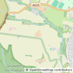 Map of Sheffield, South Yorkshire