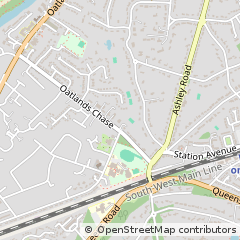 Map of Weybridge