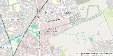 Map of Weston-Super-Mare, North Somerset