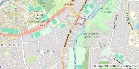Map of Birmingham