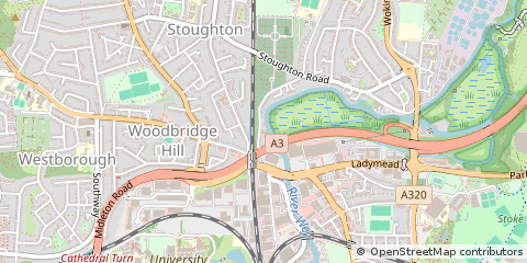 Map of Surrey