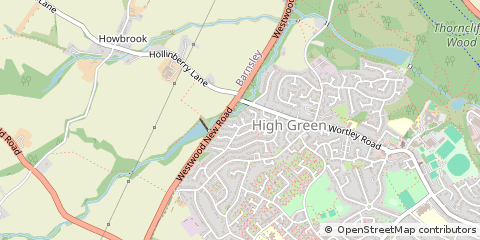 Map of Sheffield