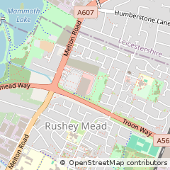 Map of Leicester