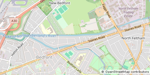 Map of Feltham, Hounslow