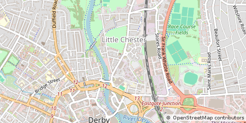 Map of Derby