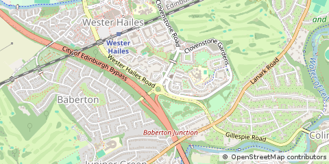 Map of Wester Hailes, Edinburgh