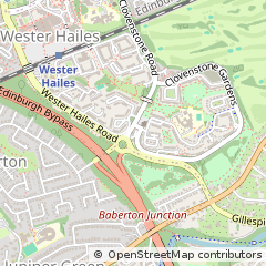 Map of Wester Hailes, Edinburgh
