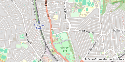 Map of Brighton, East Sussex