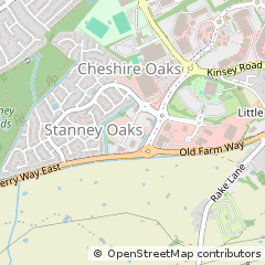 Map of Ellesmere Port, Cheshire