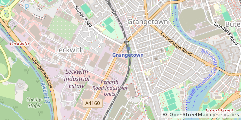 Map of Cardiff