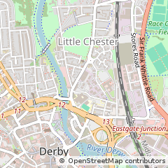 Map of Derby, Derbyshire