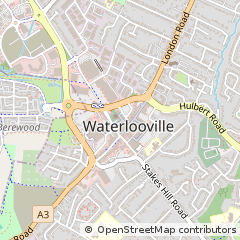 Map of Waterlooville, Hampshire