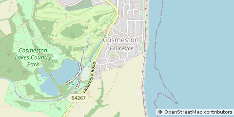 Map of Penarth, Vale of Glamorgan