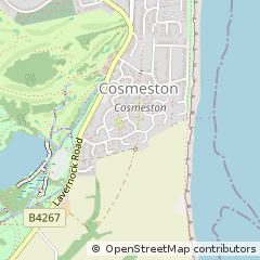 Map of Penarth, Vale of Glamorgan