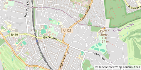 Map of Middlesex