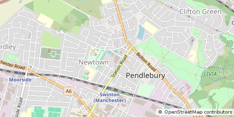 Map of Manchester