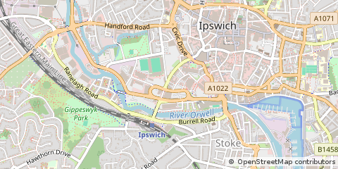 Map of Ipswich