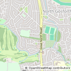 Map of Newcastle Upon Tyne