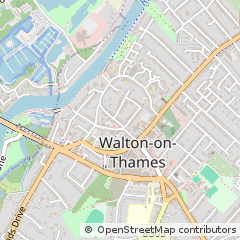 Map of Surrey
