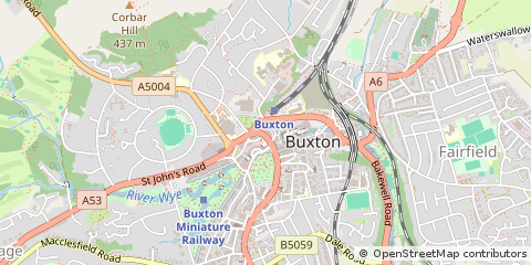 Map of Buxton