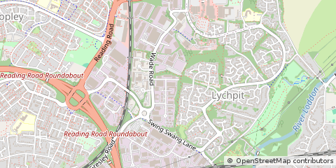 Map of Basingstoke